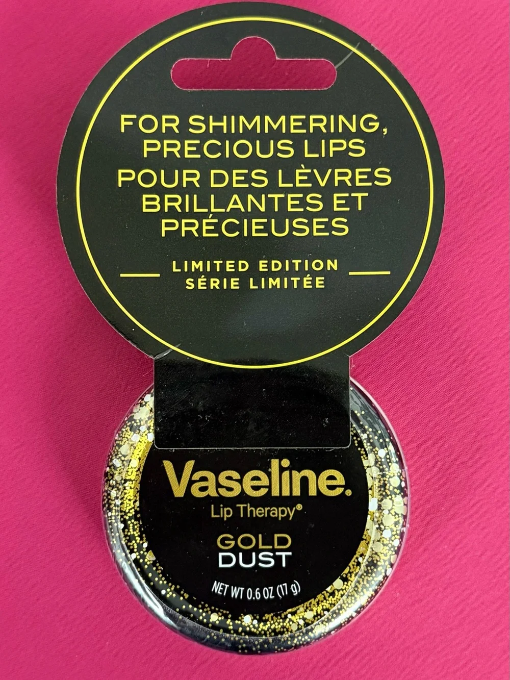 Vaseline Lip Therapy Limited Edition - Shimmering precious lips Gold Dust NWT